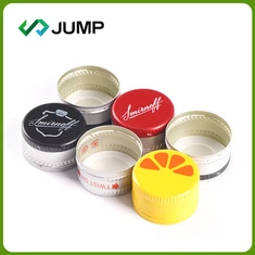 Искряща вода газирана напитки алуминиев роп капачка