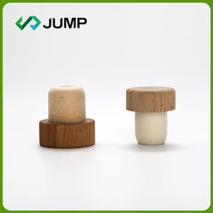 Дървена шапка с бутилка вино